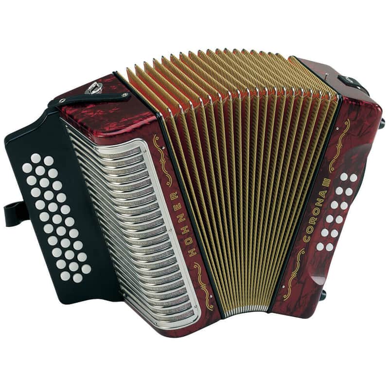 Hohner Corona III Diatonic Accordion (G/C/F) image 1
