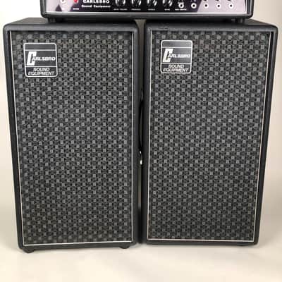 RARE 1970's Carlsbro CS 60 PA 60w Reverb Amp with 2x12 20w Celestian Towers image 1
