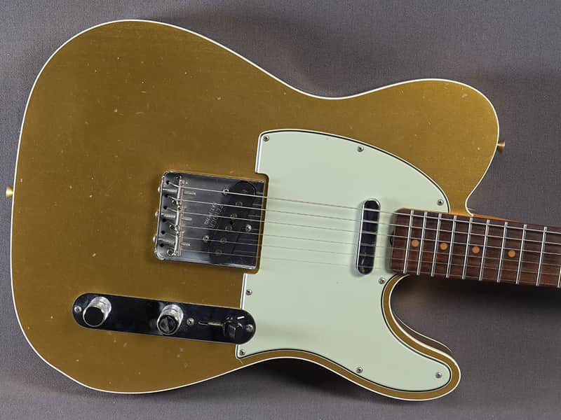 Fender Custom Shop Telecaster 1960 Custom JRN/CC Aztec Gold image 1