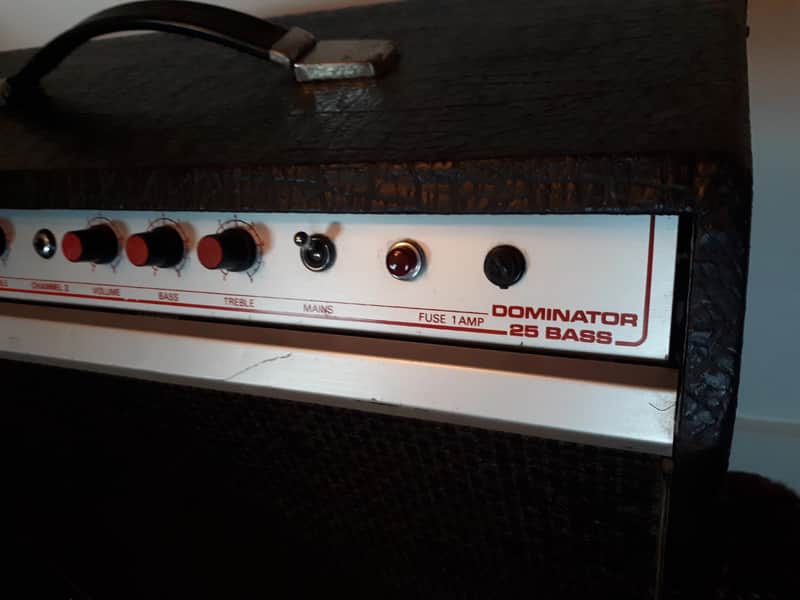 Wem Watkins Dominator Bass 25 Late 70s Black Vinyl Too GOOD to Sell, hence the price! Bild 1