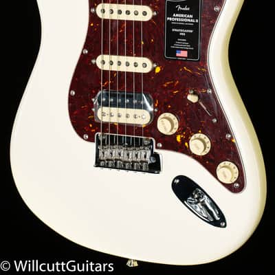 Fender American Professional II Stratocaster HSS Maple Fingerboard Olympic White (573) image 1