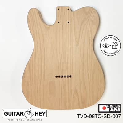NEW Hosco JAPAN Unfinished Telecaster 62's Style Body, 2-piece - SANDED #007 image 2