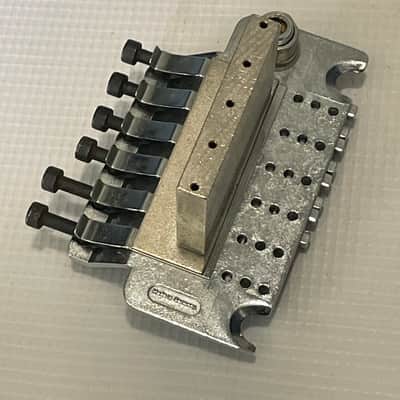 1980's Era Original Floyd Rose Made in Germany Chrome Tremolo Bridge Vibrato Set (R2 Nut & Retainer Bar) image 13