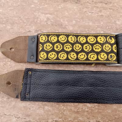 Vintage 1970's Ace Smiley Face Guitar Strap! Extremely Rare, Original Case Candy! image 5