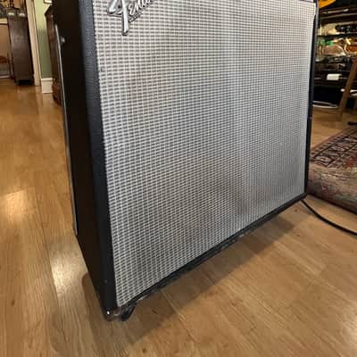Vintage 1980 Fender Super Reverb Silverface 70 W 4x10" Guitar Combo Tube Amplifier w foot switch image 2