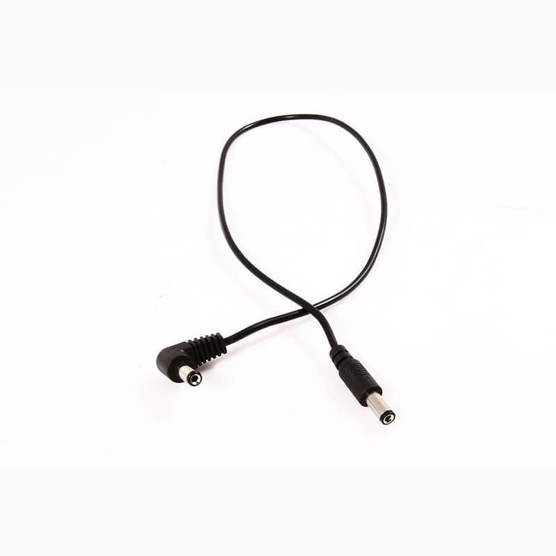 Voodoo Lab PPBAR-RS 2.1mm Standard Polarity Straight to Right-Angle Pedal Power Cable - 18" Bild 1