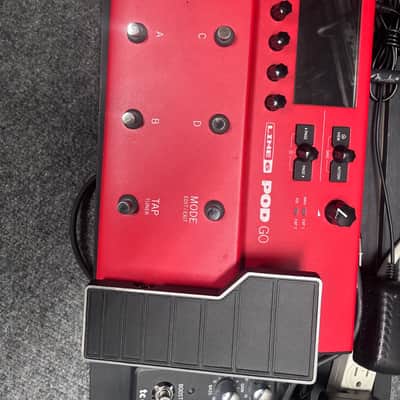 Line 6 POD Go LIMITED EDITION RED — Multi-Effects Floor Processor — Excellent image 2