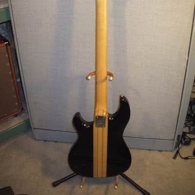 1983 ARIA Thorsound TSB-350 "Duran Duran" bass, Black/natural, gig bag image 4