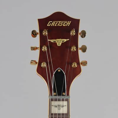Gretsch 2024 Vintage Select Edition '55 Chet Atkins Hollow Body with Bigsby, Vintage Orange Stain Lacquer w/ OHSC, Used image 3
