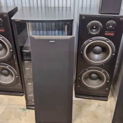 Sony Stereo System with speakers and cabinet Au system image 7