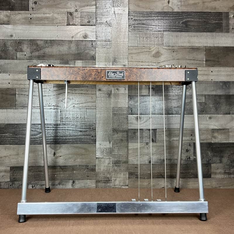 Sho-Bud Maverick 10 String 3 Pedal 1 Knee Lever Pedal Steel W/Bench + Volume Pedal image 1