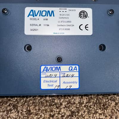 Aviom A-16II Personal Mixers w/ A-Net Hub, Set of 7 image 6