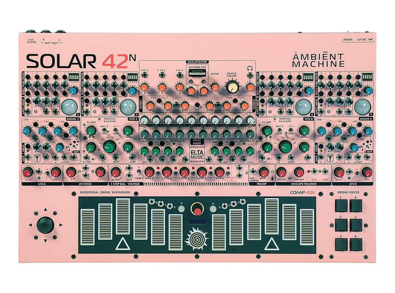 Elta Music Solar 42N Ambient Machine Drone Synthesizer (Pink) image 1
