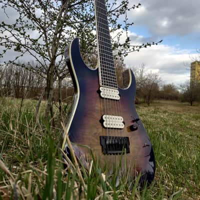 Ibanez RGIX7FDLB-NLB Iron Label 2018 - 2019 - Northern Lights Burst image 18