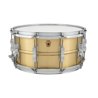Ludwig LB654B Acro 6.5" x 14" Snare Drum - Brushed Brass image 1