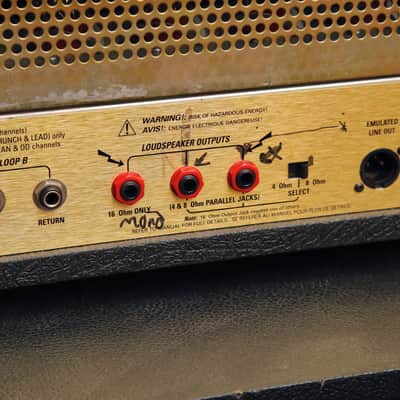 Marshall JCM 2000 TSL100 Triple Super Lead 3-Channel Valve Amplifier Head Pre-Owned image 13