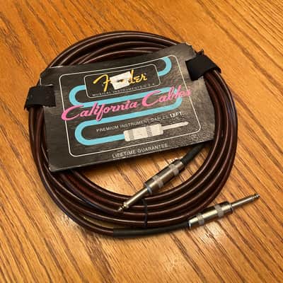 Fender 18β California Cable - Candy Apple Red - 099-0418-009 - 2000 - Discontinued California Series image 1