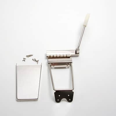 BRAND NEW German Made Best Quality Göldo Maestro Long Vibrola Tremolo Tailpiece Nickel, for Gibson & Epiphone SG, ES & Firebird Guitars image 1