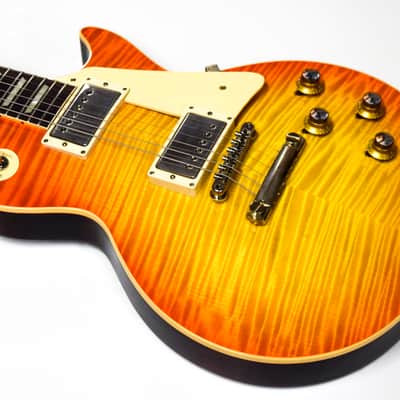 Gibson Custom 60th Anniversary 1960 Les Paul Standard V2 VOS 2020 Orange Sunset Fade image 2