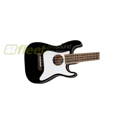 Fender Fullerton Stratocaster Uke - Black (0971653106) image 3