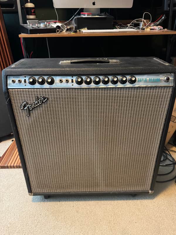 Fender Super Reverb 1972 2-Channel 40-Watt 4x10" Guitar Combo 1970 - 1977 - Silverface image 1