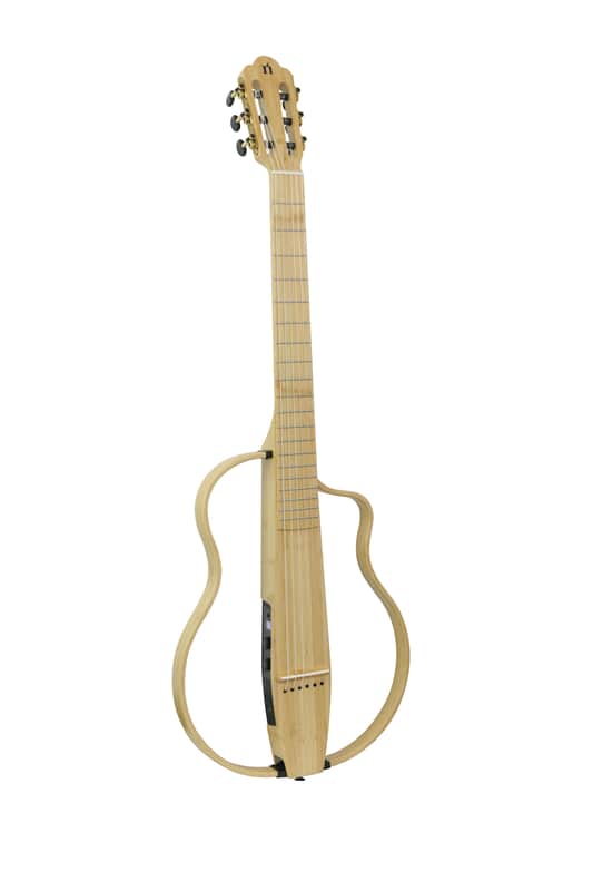 Natasha Bamboo Smart Guitar NBSG (Natural) - Nylon Wireless Smart Guitar  2024 - Satin image 1