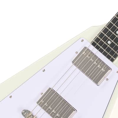 Epiphone Flying V ’70s Electric Guitar – Classic White image 7