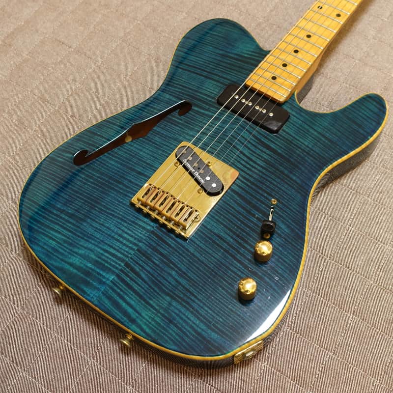 Schecter Thinline Flame Maple Top Semi Hollow Electric Guitar image 1