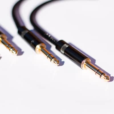 Van Damme & Neutrik Jack TRS Patch Cables | Custom | Van Damme XKE | Studio & Tour Grade | Braided image 2