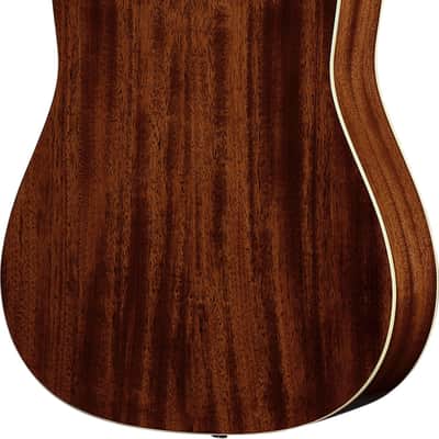 Alvarez MD60 Herringbone Dreadnought Acoustic Guitar, Solid Spruce Top image 3