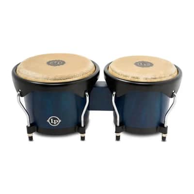LP City II Mango Wood Bongos Blue image 2