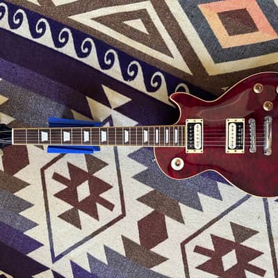 2012 Edwards by ESP E-LP-125SD/QM Les Paul - Black Cherry image 1