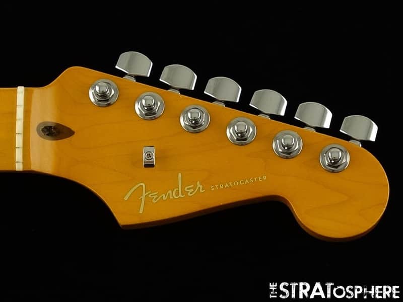 USED 2022 Fender American Ultra Stratocaster Strat NECK & LOCKING TUNERS D Maple image 1