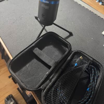 IK Multimedia iRig Mic Studio Mobile Cardioid Condenser Mic 2010s - Black image 1