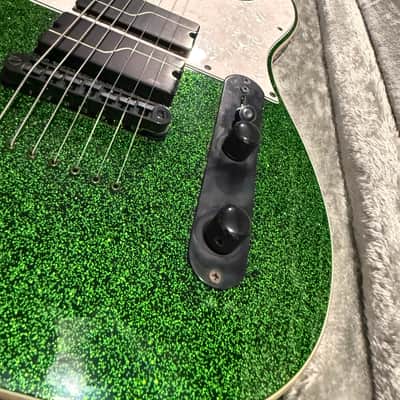 ESP LTD SCT-607B Stephen Carpenter Signature 2019 - Present - Green Sparkle image 4