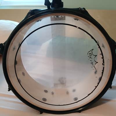 Pork Pie PP5X12JPB-ES Little Squealer 5x12" Maple Snare Drum 2004 - 2021 - Black Satin Stain with Black Hardware image 5
