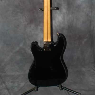 1983 Fender Made in Japan Squire Bullet Black Hard Tail Pro Setup Fender Gigbag image 9