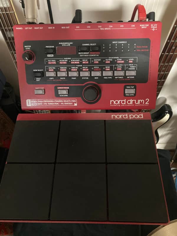 Drum 2 6-Channel Modeling Percussion Synthesizer and Nord Pad image 1