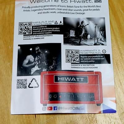 2025 Hiwatt T40/20 Watt 1x12 Octapulse Dual Tube Wattage Guitar Combo Amp w/Footswitch! VERY NICE!!! image 8
