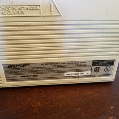 Acoustic Wave Music System II NO REMOTE CD-3000 1998 - White and Silver image 12