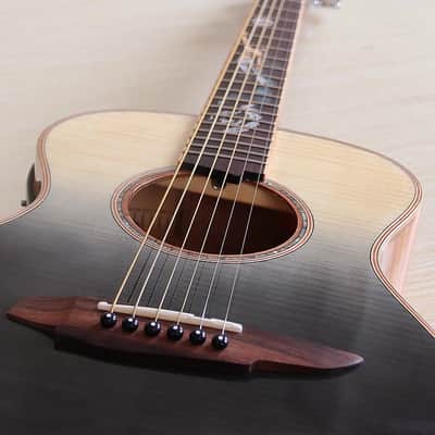 39 Inch Flame Maple Top Acoustic Electric Guitar with EQ image 8