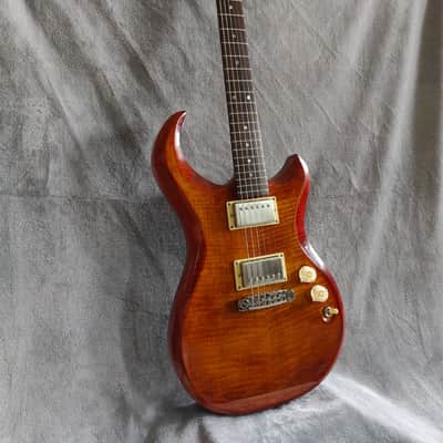 96 art Solid Body Set Neck Doublecut Violin Burst Guitar - Custom Handmade image 3