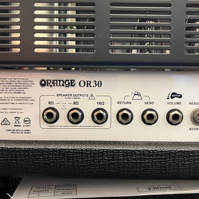 Orange OR30 30-Watt Guitar Amp Head 2023 - Present - Black image 4