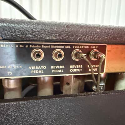 Fender Pro Reverb 2-Channel 40-Watt 2x12" Guitar Combo 1965 - 1967 - Black Panel image 11