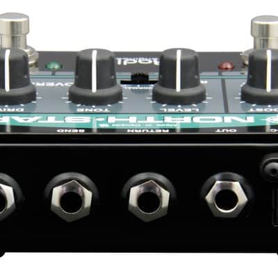 Radial ToneBone North-Star Overdrive/Power Booster 2010s - Black/Teal image 3