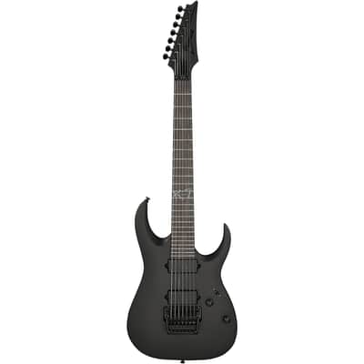 Ibanez K7YIN James "Munky" Shaffer Korn Signature 7-string Guitar - Matte Black image 4