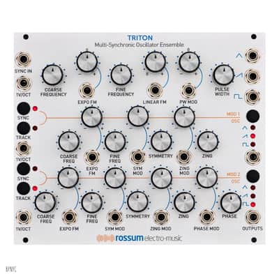 Rossum-Electro TRITON (formerly known as TRIDENT)- Multi-Synchronic Triple Analog Oscillator Ensemble image 1