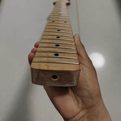 Flamed Maple ST Guitar Neck, 22-Frets image 9