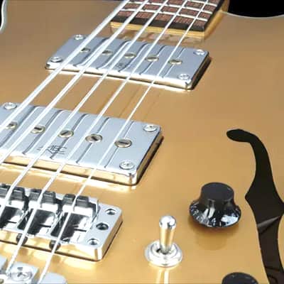 Warwick RockBass Star Bass, 5-String - Metallic Gold High Polish image 18