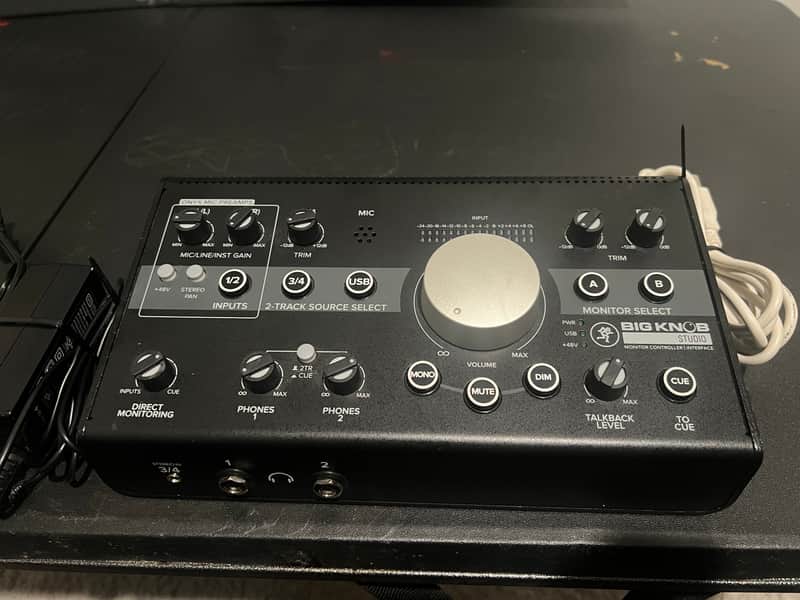 Mackie Big Knob Studio Monitor Controller / Interface 2017 - Present - Black image 1